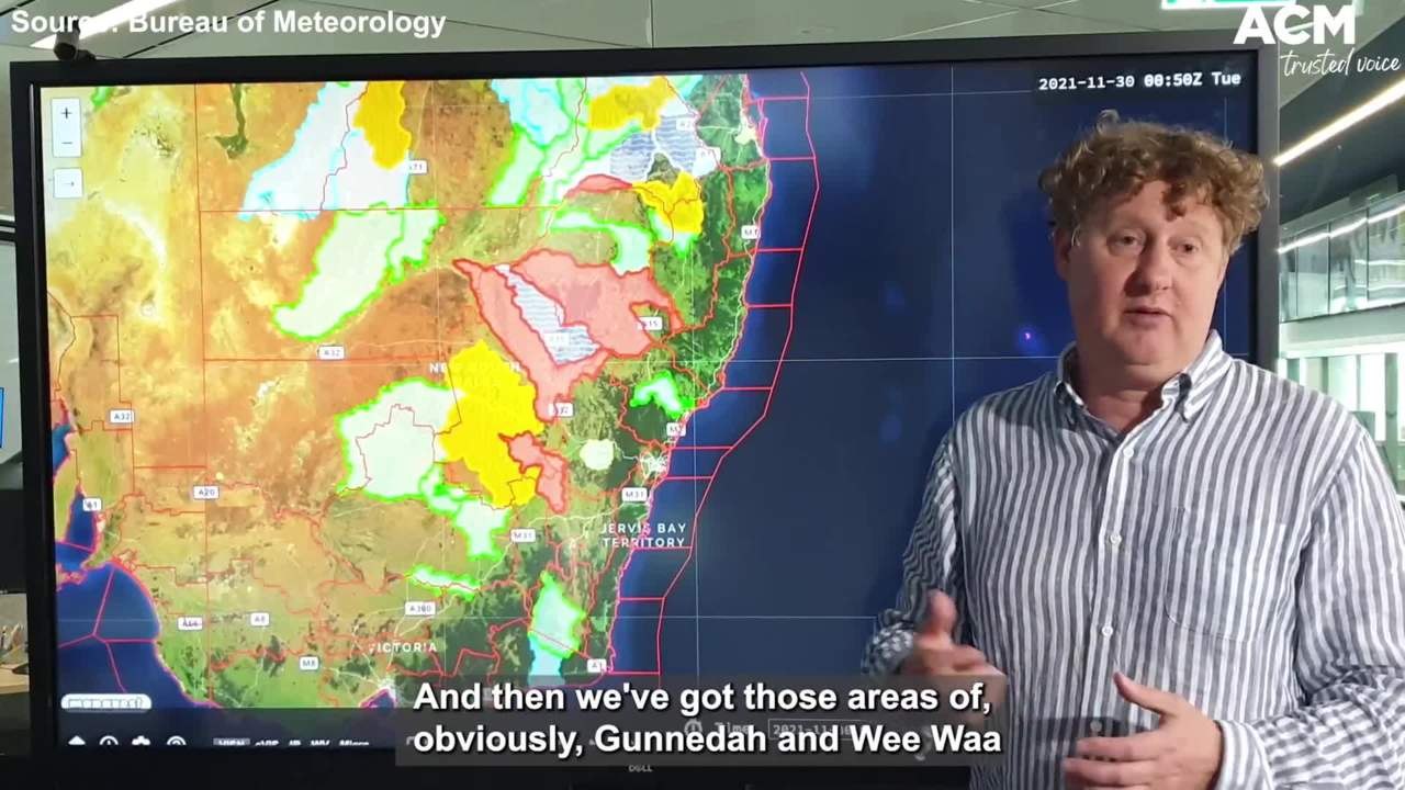 BoM "really concerned" about NSW flooding - Bureau of Meteorology Flood Update | November 30, 2021 | ACM