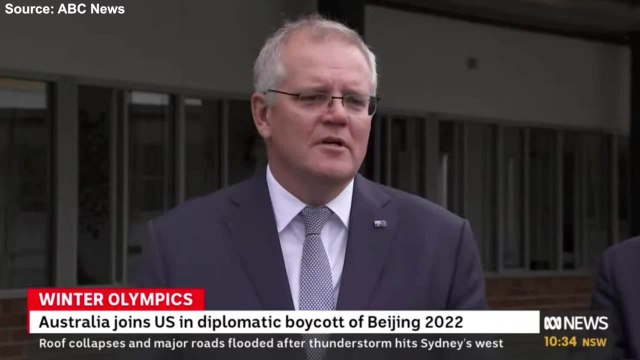 PM announces diplomatic boycott of Beijing Winter Olympics - Scott Morrison Press Conference | December 8, 2021 | ACM