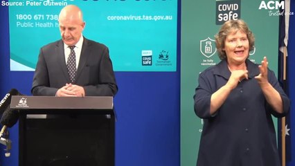 Download Video: Tasmania records 1,218 new cases on Monday - Peter Gutwein COVID-19 Press Conference | January 10, 2022 | ACM