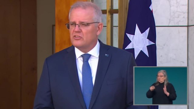 'We have to push through': Prime Minister Scott Morrison on the spread of the Omicron variant | January 10, 2022 | ACM