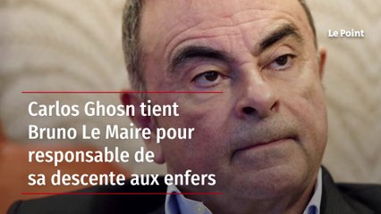 Carlos Ghosn tient Bruno Le Maire pour responsable de sa descente aux enfers