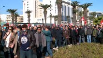 تونس.. إجراءات أمنية مشددة بالتزامن مع احتجاجات للتضامن مع القضاة