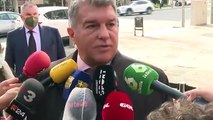 Declaraciones de Laporta antes del derbi / El Chiringuito TV
