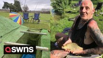 UK fisherman who died got stunning send-off after undertakers surprised family with incredible angling themed graveside