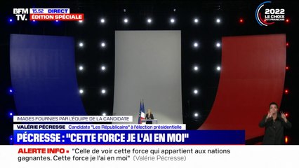 Valérie Pécresse: "Pas de fatalité, ni au grand déclassement, ni au grand remplacement"