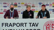 SPOR Fraport TAV Antalyaspor - VavaCars Fatih Karagümrük maçının ardından