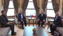Bakan Çavuşoğlu, Türk Devletleri Teşkilatı Genel Sekreteri Amreyev ile görüştü