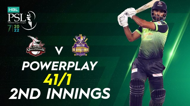 Lahore Qalandars Powerplay | Lahore Qalandars vs Quetta Gladiators | Match 20 | HBL PSL 7 | ML2G