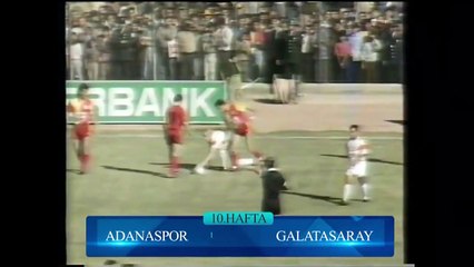 Adanaspor 2-2 Galatasaray 04.11.1990 - 1990-1991 Turkish 1st League Matchday 10 (Ver. 2)