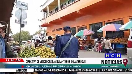 Download Video: Directiva de vendedores ambulantes de Siguatepeque piden apoyo a las autoridades para evitar desalojos