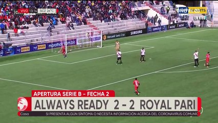 Royal Pari se trae un punto histórico tras empatar ante Always Ready en El Alto