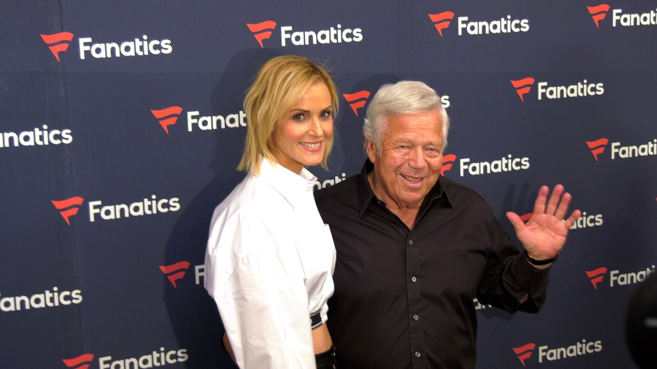 Robert Kraft, Dana Blumberg “Michael Rubin’s Fanatics Super Bowl Party” Red Carpet