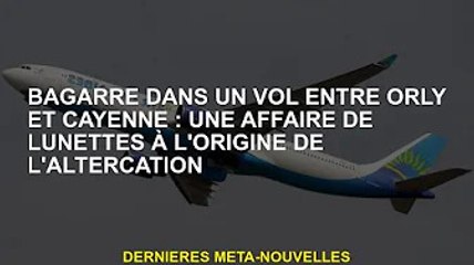 Bagarre en vol entre Orly et Cayenne : L'étui à lunettes à l'origine de la rixe
