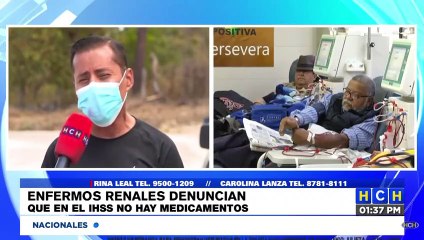 Video herunterladen: Enfermos renales denuncian que en el IHSS no hay medicamentos para tratarlos