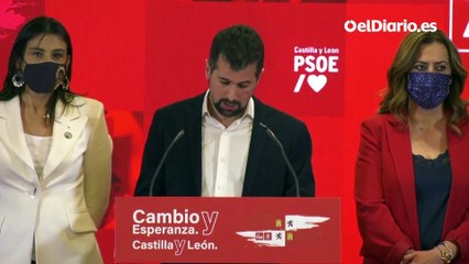 Tudanca asume la derrota electoral del PSOE y deja entrever su dimisión