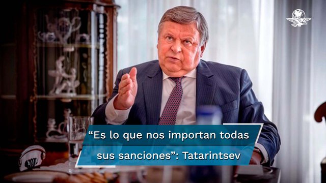A Rusia le importan una m... las sanciones de Occidente, dice embajador ruso en Suecia