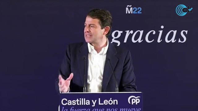 Mañueco: Voy a iniciar el diálogo para formar Gobierno con todas las fuerzas políticas que tienen representación en el arco parlamentario