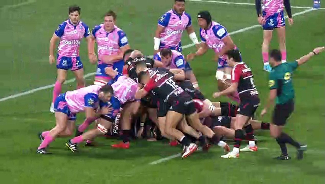 TOP 14 Essai de Matthis LEBEL(ST) Stade Toulousain Stade Français