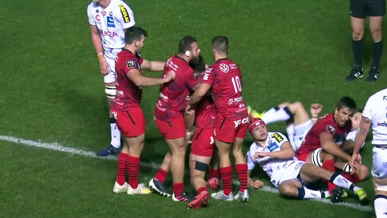 TOP 14 - Essai de Facundo ISA (RCT) - RC Toulon - Union Bordeaux-Bègles - J13 - Saison 2021/2022
