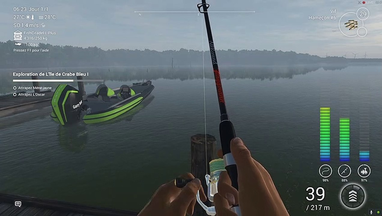 Fishing Planet  ile du Crabe bleu