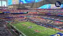 Super Bowl LVI: Cincinnati Bengals, Los Angeles Rams Get Warmed Up