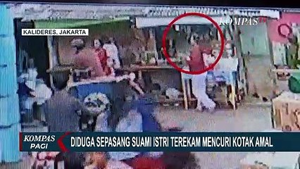 Pura-pura Beli Masker dan Bawa Anak, Pasangan Suami-Istri Curi Kotak Amal di Kalideres Jakarta