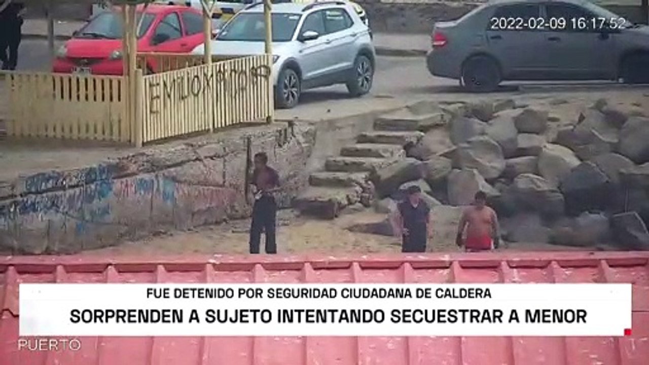 Colombiano intenta sustraer a menor de edad en Caldera - TVN