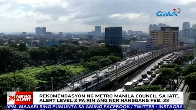 Rekomendasyon ng MMC sa IATF, Alert Level 2 pa rin ang NCR hanggang Feb. 28 | 24 Oras News Alert