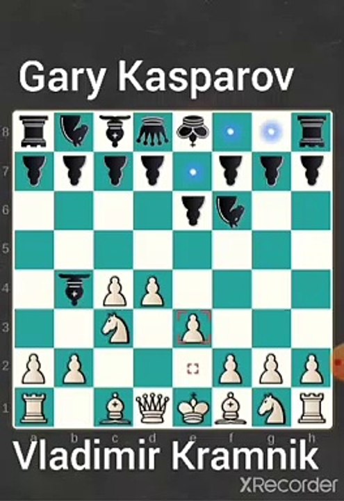 Vladimir Kramnik 2770 - Garry Kasparov 2849 .