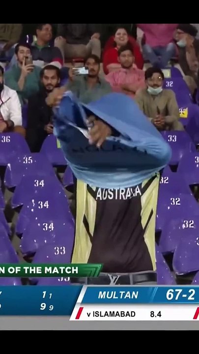 Fan of The Day Moment MultanSultans vs IslamabadUnited HBLPSL7 Shorts Level Hai 1080p