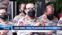 Kegiatan Vaksin Booster Rekan Wartawan di Mabes Polri