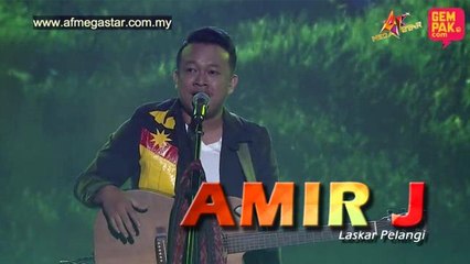 Konsert AF Megastar Minggu 1 : Amir Jahari -Laskar Pelangi