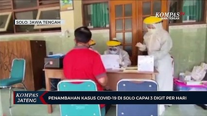 Penambahan Kasus Covid-19 di Solo Capai 3 Digit Per Hari