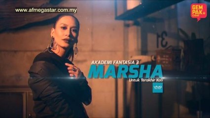 Konsert AF Megastar Minggu 1 : Marsha - Untuk Terakhir Kali