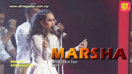 Konsert AF Megastar Minggu 4 : Marsha - Akhirnya Kini Pasti/Seksis
