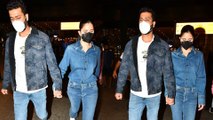 Vicky Kaushal, Katrina Kaif Spotted Walking Hand-In-Hand On Valentine's Day