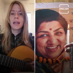 French Student Pays Tribute To Veteran Singer Lata Mangeshkar