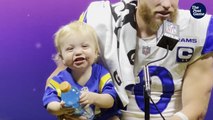 Cute Kids Steal Super Bowl LVI Media Spotlight From Dads Matthew Stafford, Cooper Kupp
