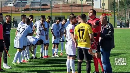 Liderlik maçında ortalık karıştı