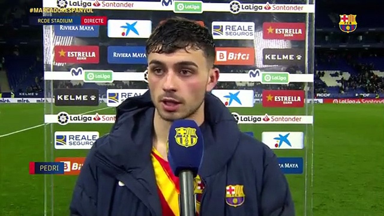 Pedri, decepcionado tras el empate en Cornellá / FCB