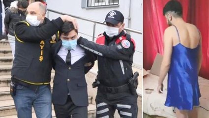 Husumetlisine mermi yutturup gecelik giydiren şüpheli, adliyede takım elbise ve kravatla görüntülendi