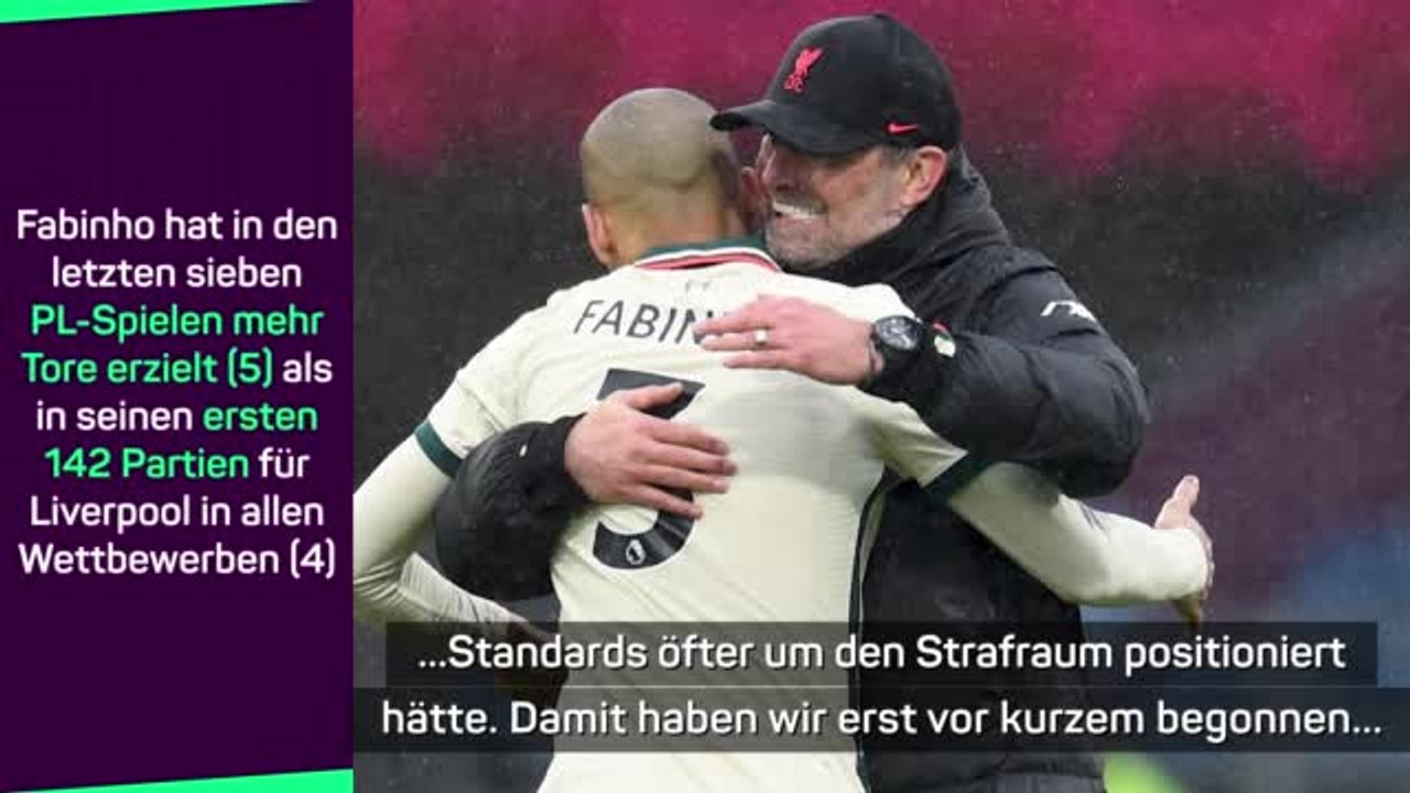Klopp schwärmt von 'herausragendem' Fabinho-Tor