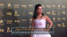 Las mejor vestidas de los Premios Goya 2022