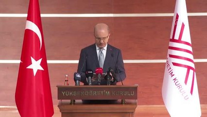 YÖK Başkanı Prof. Dr. Özvar, Doktora Öğretiminin İyileştirilmesi Çalıştayı'nda konuştu