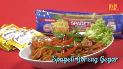 Dapur Gegar ( Perencah Mee Goreng Adabi ) - Spageti Goreng Gegar!