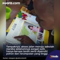 Salut! Anak-anak Sekolah Pedalaman Papua Ini Gotong Royong Membuat Akses Jalan Menuju Sekolah