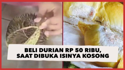 Viral Emak-Emak Curhat Beli Durian Rp 50 Ribu Dapat Tiga, saat Dibuka Isinya Kosong