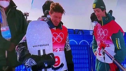 Shawn white and Scotty James amazing emotional moment everyone crying