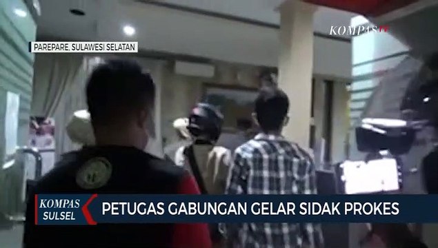 Petugas Gabungan Gelar Sidak Prokes