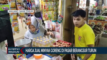 Harga Jual Minyak Goreng Di Pasar Berangsur Turun